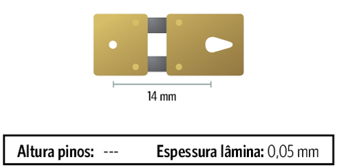 Suspensão de pêndula -  0,05 mm