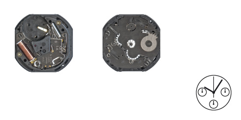 Movimento Seiko VX3JE - Dia